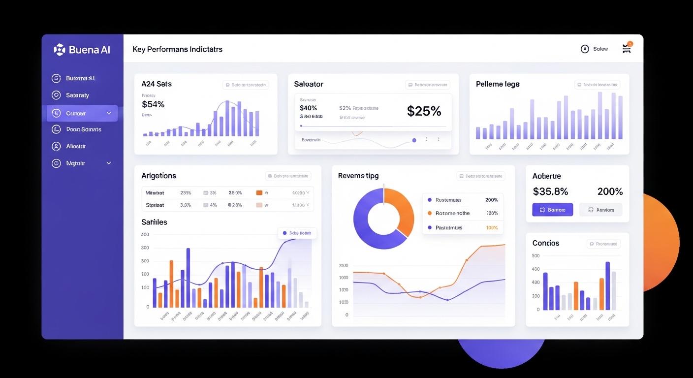 data visualization of sales metrics